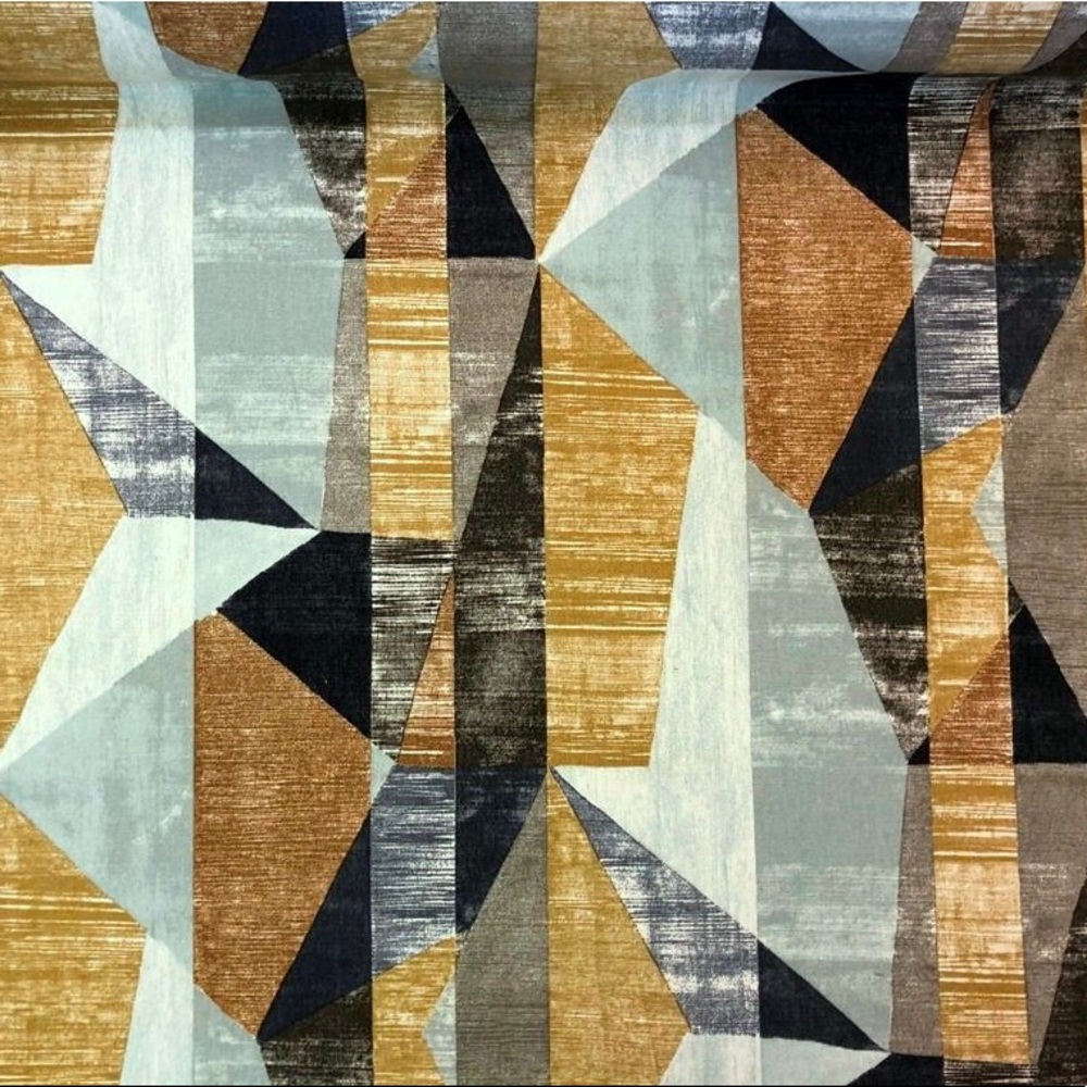 Modern Logic Canyon Geometric Fabric